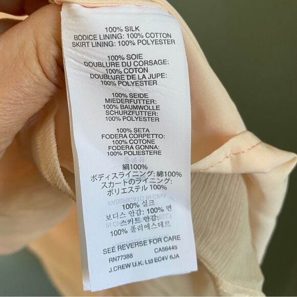 J Crew Mindy Silk Strapless Bridesmaid Dress - Picture 7 of 8